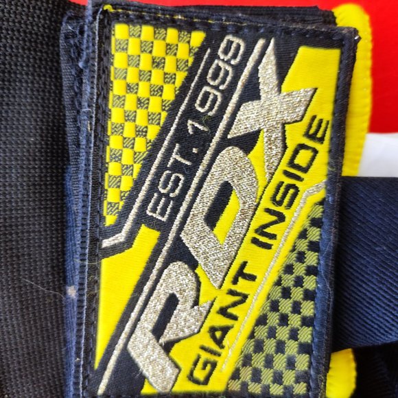 RDX boxing / training gloves with bandage black and gold - Picture 4 of 5